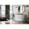 James Martin Vanities Athens 36in Single Vanity, Glossy White w/ 3 CM Charcoal Soapstone Quartz Top E645-V36-GW-3CSP - alternate 7